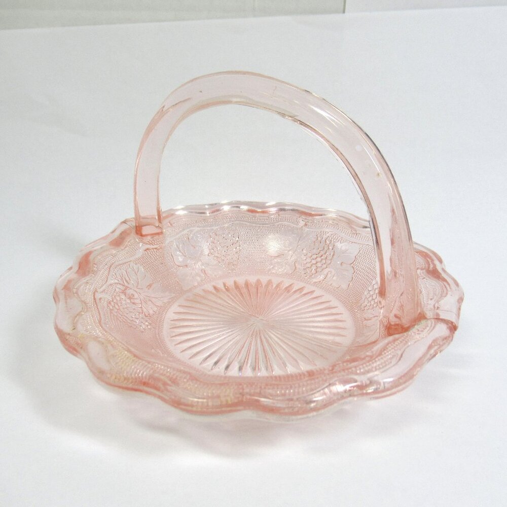 Vintage Pink Westmoreland Basket